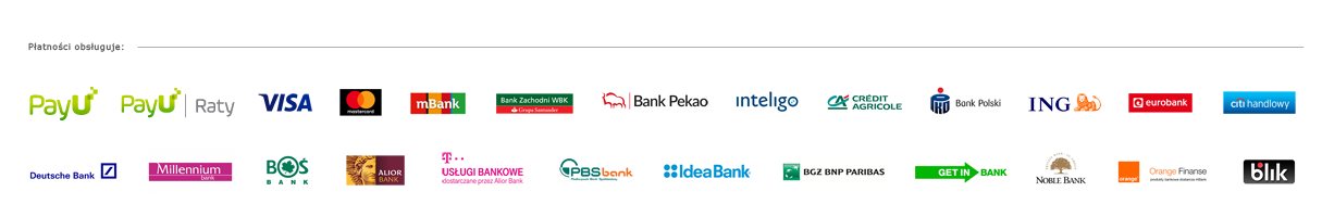 Płątności dostępne w sklepie