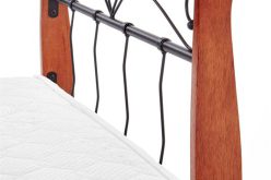 Łóżko z metalu i drewna 160x200 VERONICA 2