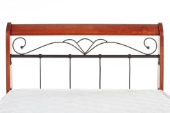 Łóżko z metalu i drewna 160x200 VERONICA 3