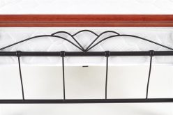 Łóżko z metalu i drewna 160x200 VERONICA 4