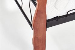 Łóżko z metalu i drewna 160x200 VERONICA 7