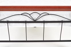 Łóżko z metalu i drewna 90x200 VERONICA 10