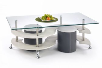 Nowoczesne ławy z pufami NINA 5