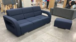 Kanapa z pufą z dużą powierzchnią spania ALIZE 17