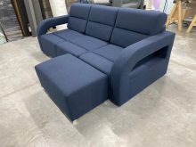 Kanapa z pufą z dużą powierzchnią spania ALIZE 16