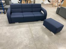 Kanapa z pufą z dużą powierzchnią spania ALIZE 15