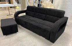 Kanapa z pufą z dużą powierzchnią spania ALIZE 14