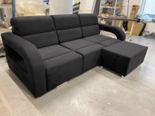 Kanapa z pufą z dużą powierzchnią spania ALIZE 11