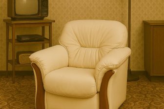 Miękki fotel klasyczny ze schowkiem HANNA - piękne tkaniny do wyboru