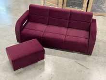 Kanapa z pufą z dużą powierzchnią spania ALIZE 20