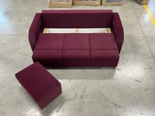 Kanapa z pufą z dużą powierzchnią spania ALIZE 22