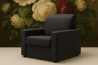 Sprężynowy fotel ze schowkiem