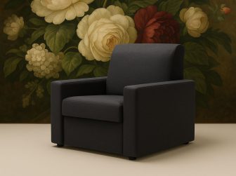 Sprężynowy fotel ze schowkiem