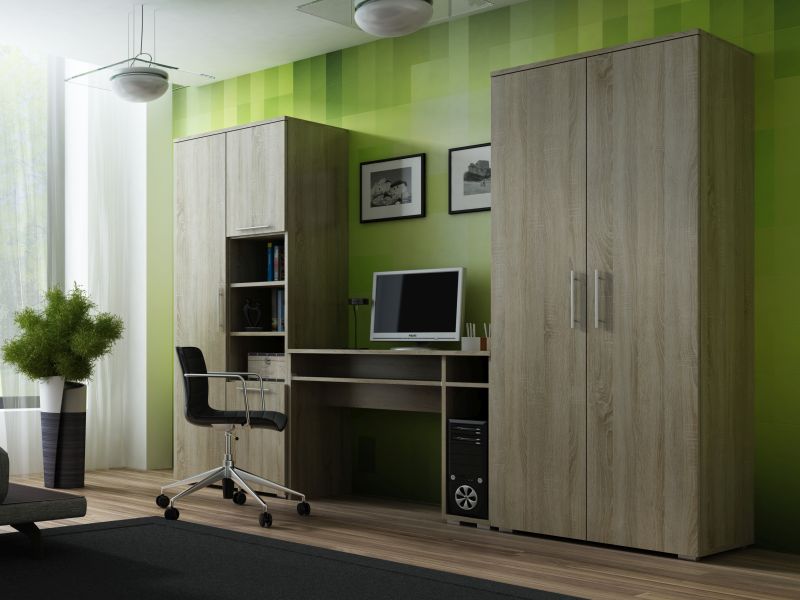 Meblościanka z biurkiem