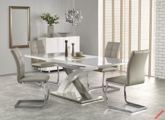 Stół 10 osobowy rozkładany lakierowany 220 cm