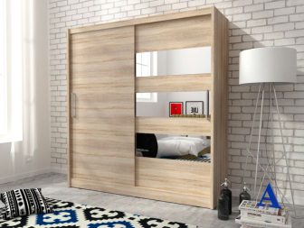 Modna szafa do salonu 180 cm GAJA 3/180 kolor biały lub grafit