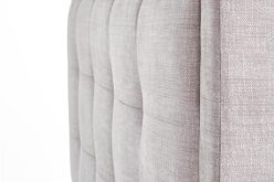 Jasne łóżko tapicerowane z szufladami EVORA 13