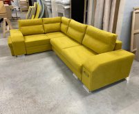 Narożnik sztruksowy duży z dużą powierzchnią spania HOME 34