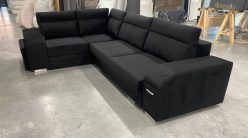 Narożnik sztruksowy duży z dużą powierzchnią spania HOME 48