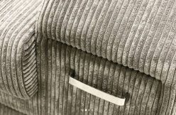 Narożnik sztruksowy duży z dużą powierzchnią spania HOME 28