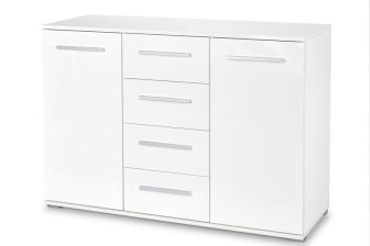 Szeroka komoda dwukolorowa