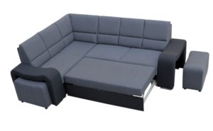 Narożnik z pufami z funkcją spania WIKULA 7