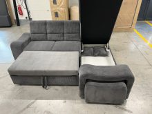 Narożnik z pufami z funkcją spania WIKULA 25