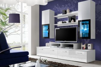 Lakierowana meblościanka szerokość 200 cm wybór kolorów MESSI