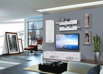 Meblościanki do małego salonu LEDS 1 - wybór kolorów