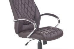 Wysoki fotel biurowy czekoladowy HILTON 1