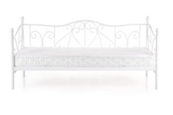 Łóżko metalowe 90x200 białe lub czarne SUMATRA 6