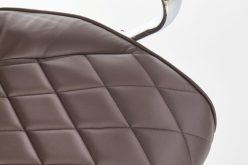 Wysoki fotel biurowy czekoladowy HILTON 2