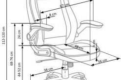 Ekskluzywny fotel do gabinetu SATURN - różne kolory 4