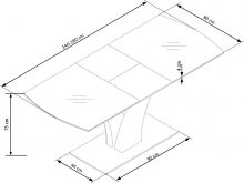 Stół rozkładany 140-180 cm PALERMO 5