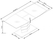 Stół rozkładany 140-180 cm SORENTO 5