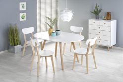 Stół okrągły rozkładany 102-142 cm RUBEN 3