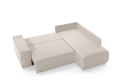 Narożnik z oparciem z obu stron z funkcją spania BIANCO L 4