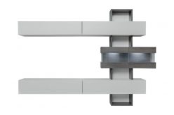 Wisząca meblościanka w stylu loft OSAKA 2