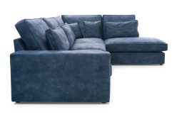 Sztruksowy narożnik z głębokim siedziskiem COMFORTO 24