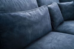 Sztruksowy narożnik z głębokim siedziskiem COMFORTO 30