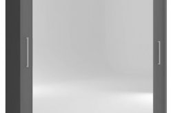 Szafy przesuwne z lustrami 200 cm grafit lub białe GAJA 6/200 4