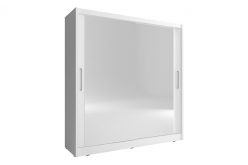 Szafy przesuwne z lustrami 200 cm grafit lub białe GAJA 6/200 6