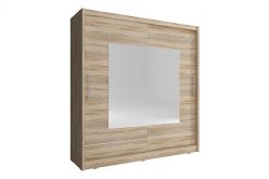 Duże szare szafy przesuwne - mamy dostępne też białe GAJA 9/200 4