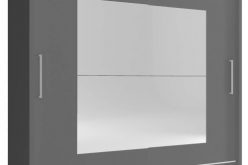 Duże szare szafy przesuwne - mamy dostępne też białe GAJA 9/200 2