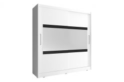 Duże szafy do pokoju 180 cm białe lub grafit GAJA 4/180 4