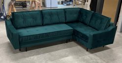 Srebrny narożnik z dużą powierzchnią spania AVANTI 23