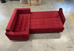 Narożnik butelkowa zieleń z dużą powierzchnią spania AVATAR 34