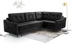 Narożnik butelkowa zieleń z dużą powierzchnią spania AVATAR 4