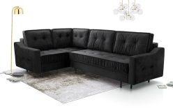 Narożnik butelkowa zieleń z dużą powierzchnią spania AVATAR 5