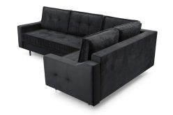 Narożnik butelkowa zieleń z dużą powierzchnią spania AVATAR 22